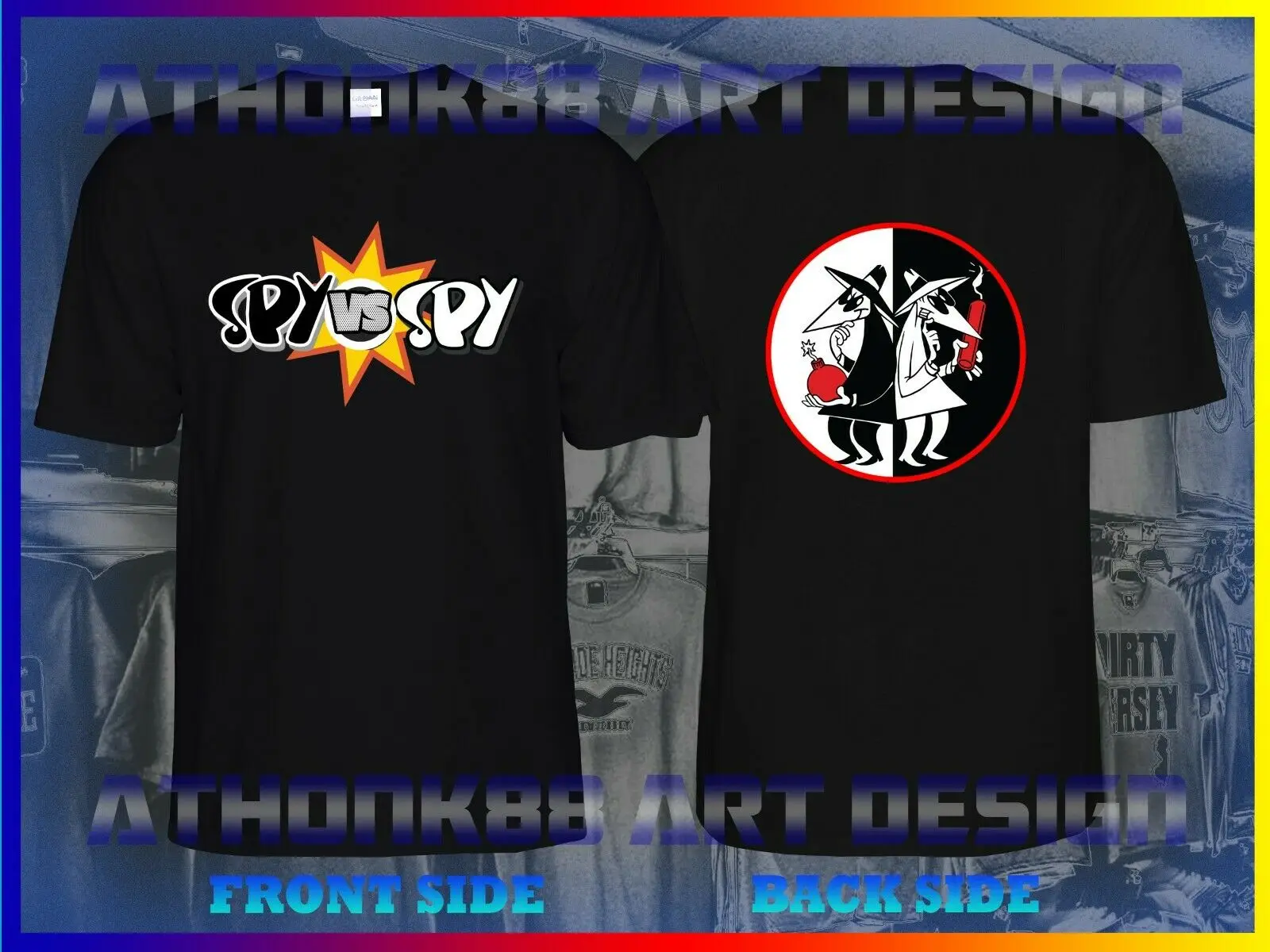 

2022 NEW Spy vs Spy Mad Magazine T-SHIRT Spy vs Spy MEN'S T-SHIRT