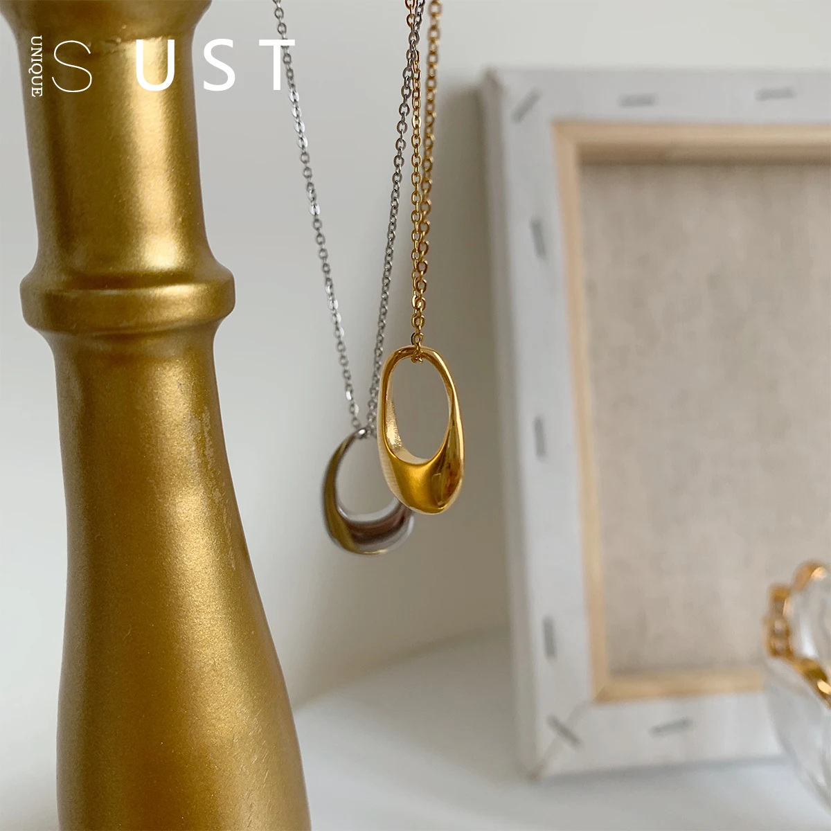 Дизайнерское витое ожерелье Ins женское Cold Sle Южная Корея корейские ювелирные