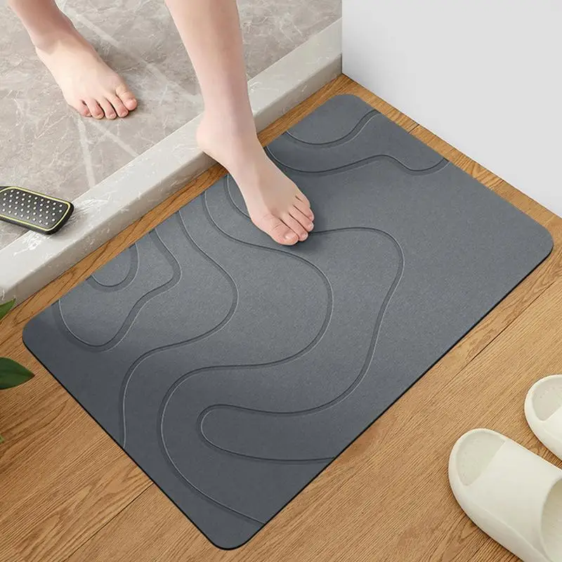 Каменный коврик для сушки ванны мягкий из диатомовой грязи водопоглощение