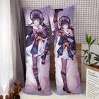 Чехол с рисунком героев аниме, игры Genshin Impact Yun Jin, брелок для косплея, обнимающего тела, Мультяшные аксессуары