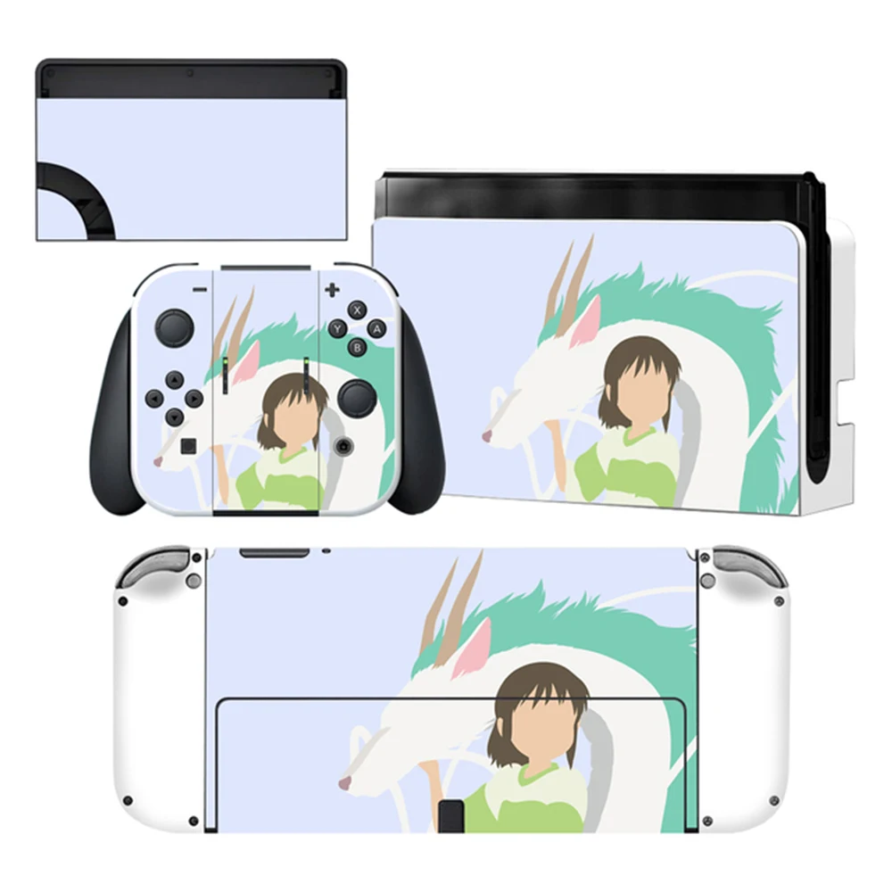

Spirited Away Style Vinyl Decal Skin Sticker For Nintendo Switch OLED Console Protector Game Accessoriy NintendoSwitch OLED