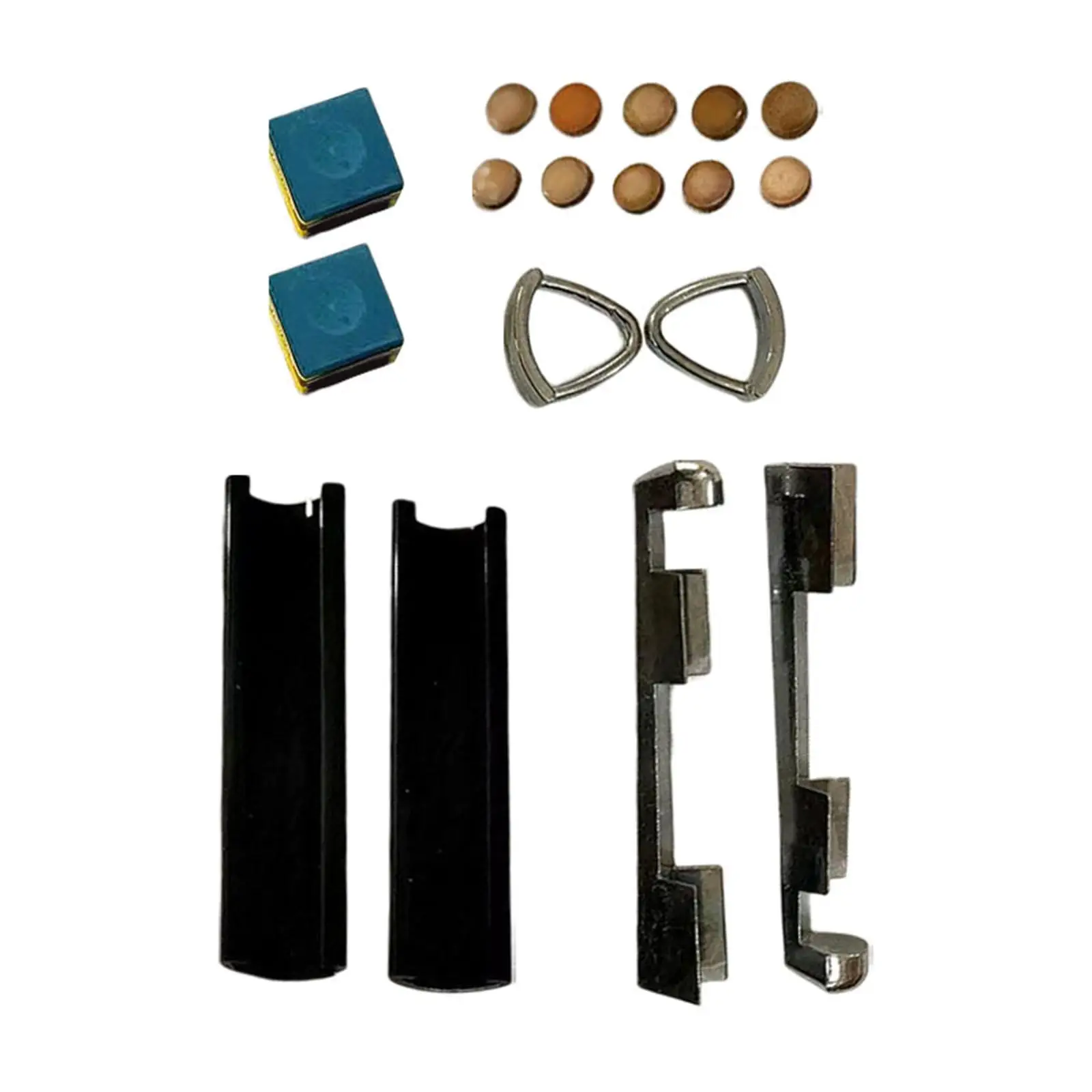 

16Pcs Pool Cue Tip Repair Kit Billiards Pool Tip Shaper Billiards Cue Stick