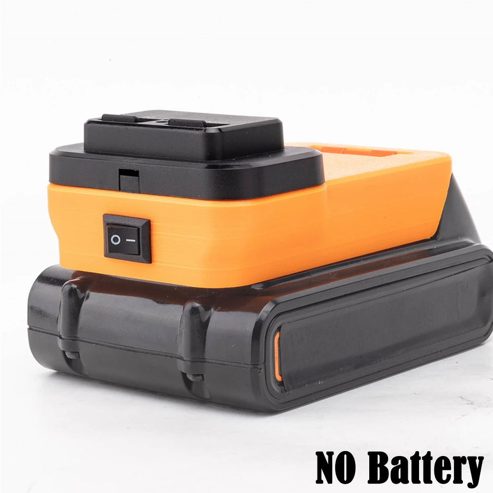 Фото Быстрое зарядное устройство для литий-ионных аккумуляторов BLACK+DECKER 20V с USB-портом PD/QC3.0 для зарядки телефона (не зарядное устройство) №1