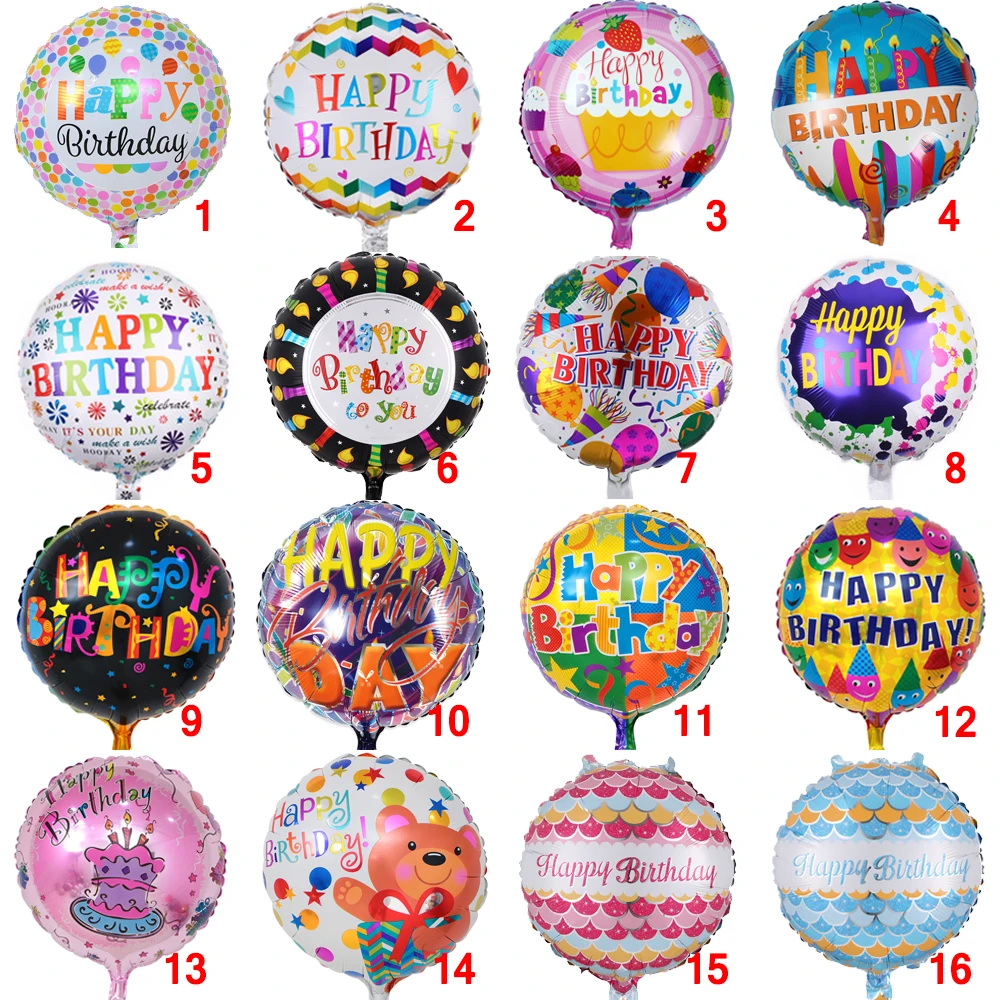 Шары воздушные из алюминиевой фольги 18 дюймов 50 шт./лот |