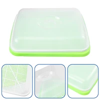 soil free wheatgrass grower hydroponic nursery pot plastic bean sprout tray