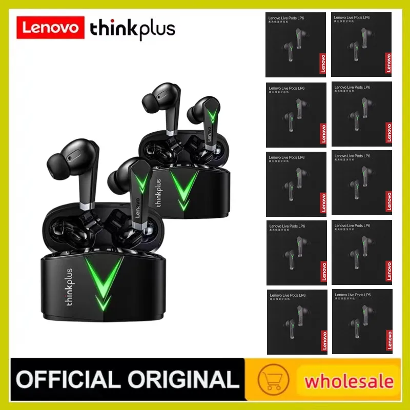 

Bluetooth-наушники Lenovo LP6, 5 шт., 10 шт.