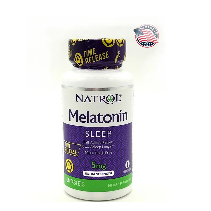 

Natrol Melatonin Time Release Extra Strength 5 mg 100 Tabs