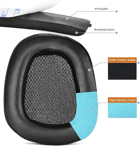 Сменные амбушюры и оголовье для Logitech G933, G935, G633  G933, G935, G633 Arte (art.: 3920cd86408ae) - 3920cd86408ae