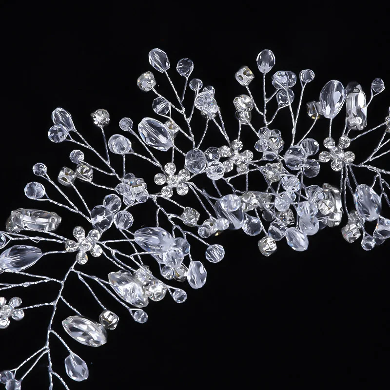 Горячие хрустальные свадебные гребни для волос чудесные женские повязки на