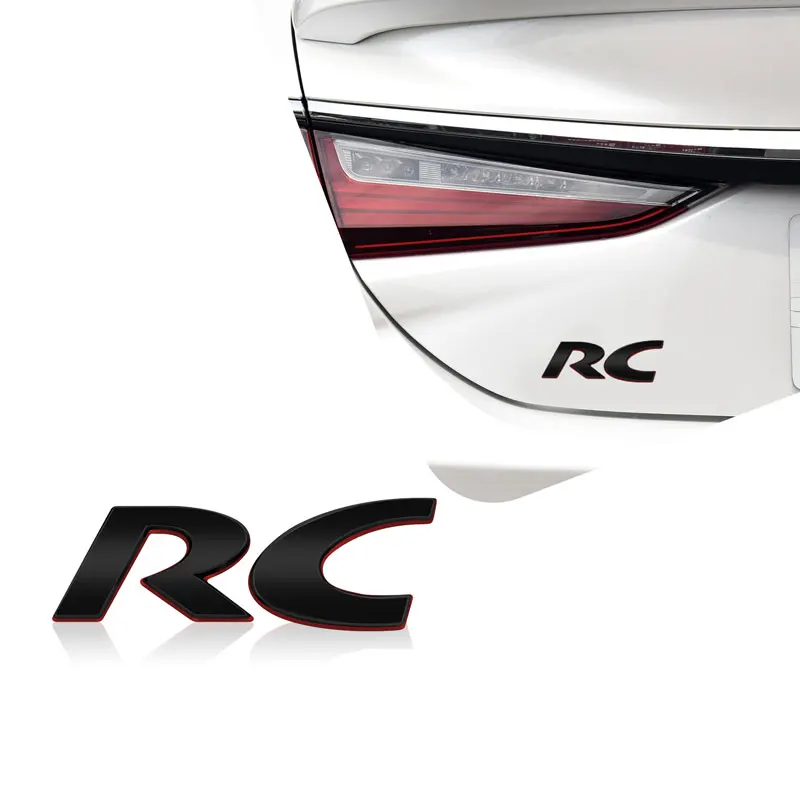 Автомобильный 3D металлический декор RC эмблема значок наклейка задний багажник