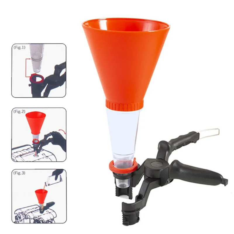 

Motor Öl Füllung Trichter Werkzeug Auto Motorrad Schnell Benzin Öl Tanken Füllung Trichter Ausrüstung Kit Zubehör