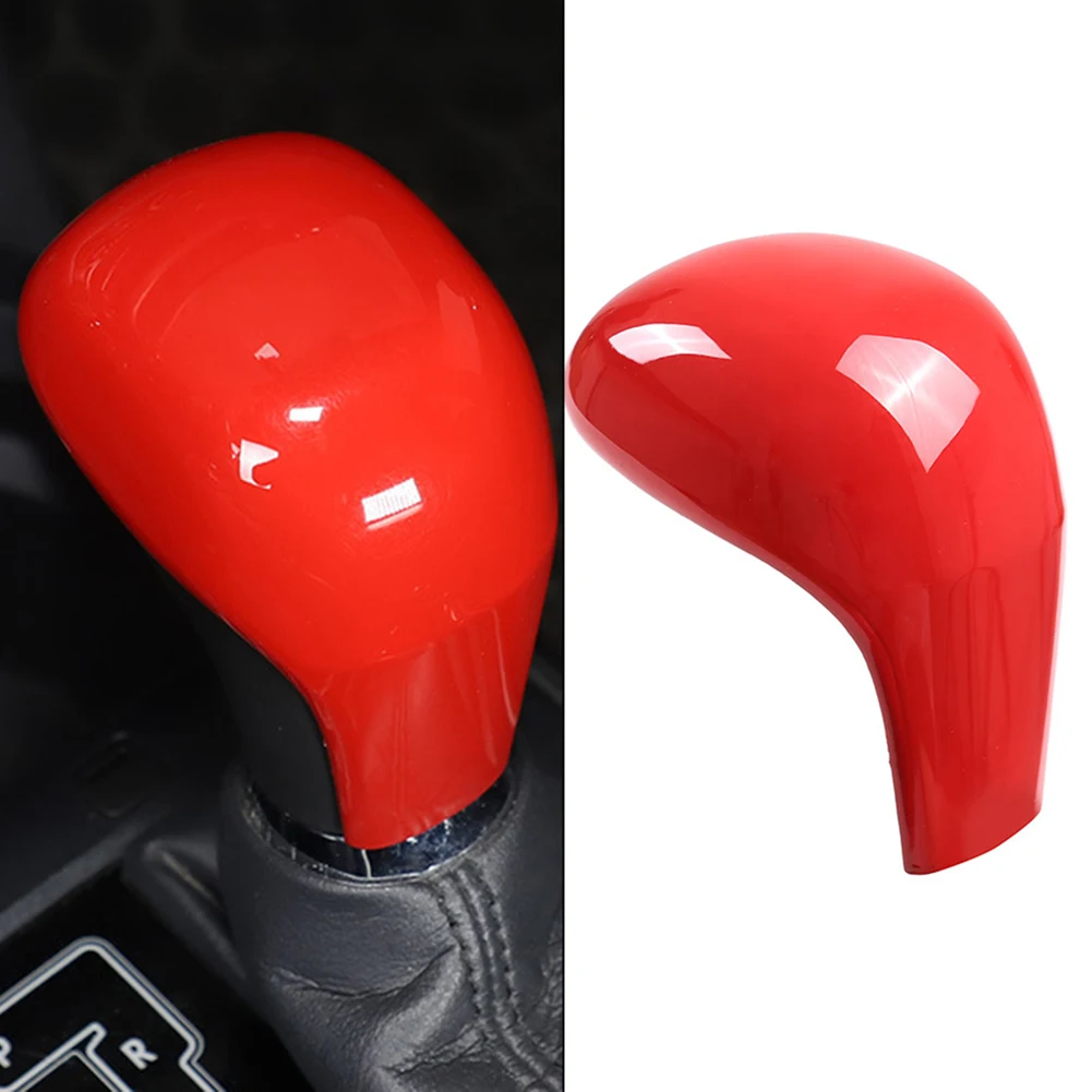 

Car Gear Shift Knob Cover Trim For Tacoma 2016-2020 Carbon Fibe Shift Knob Cover ABS Decoration Trim Car Accessories