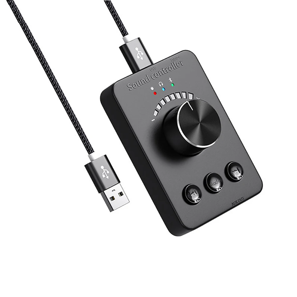 

Bluetooth-compatible 5.1 USB External PC Computer Volume Controller with Cable