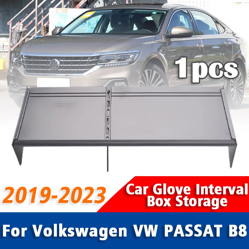 

Co-pilot Storage Box For Volkswagen VW PASSAT B8 2019 2020 2021 2022 2023 Glove Box Organizer Case Glove Tray Holder Accessories