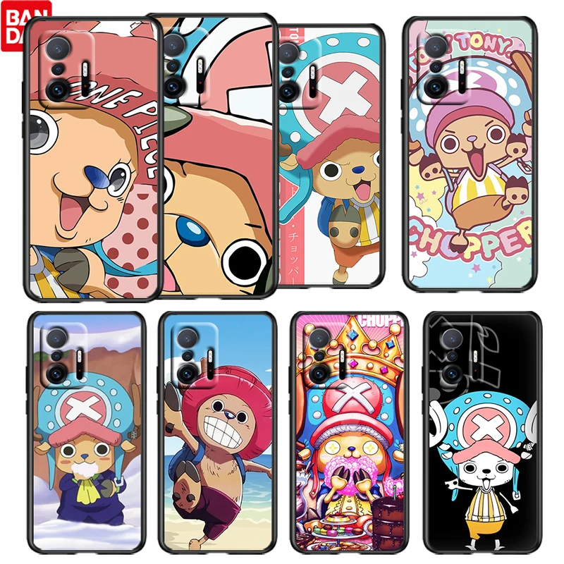

Anime One Piece Cute Chopper For Xiaomi 11 11T 10T Note 10 Mi 9T Ultra Pro Lite 5G Funda Silicone Black Phone Case Coque Capa