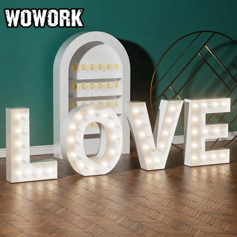

2023 год, WOWORK, оптовая продажа, модный большой металлический Фотофон, стена для событий, цвет шампанского, украшение для свадебного торжества