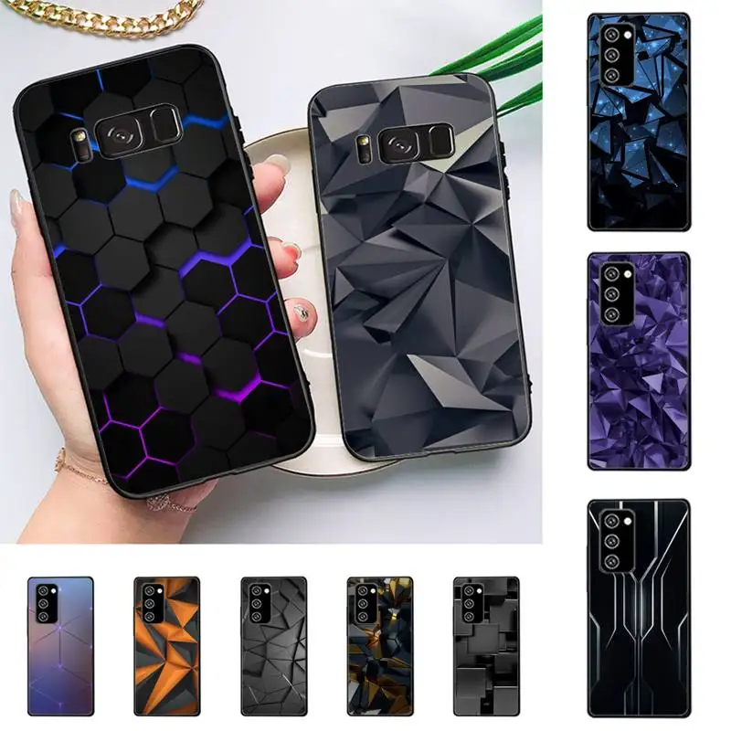 

Yinuoda Luxury Geometry Cool Phone Case for Samsung J 2 3 4 5 6 7 8 prime plus 2018 2017 2016 core