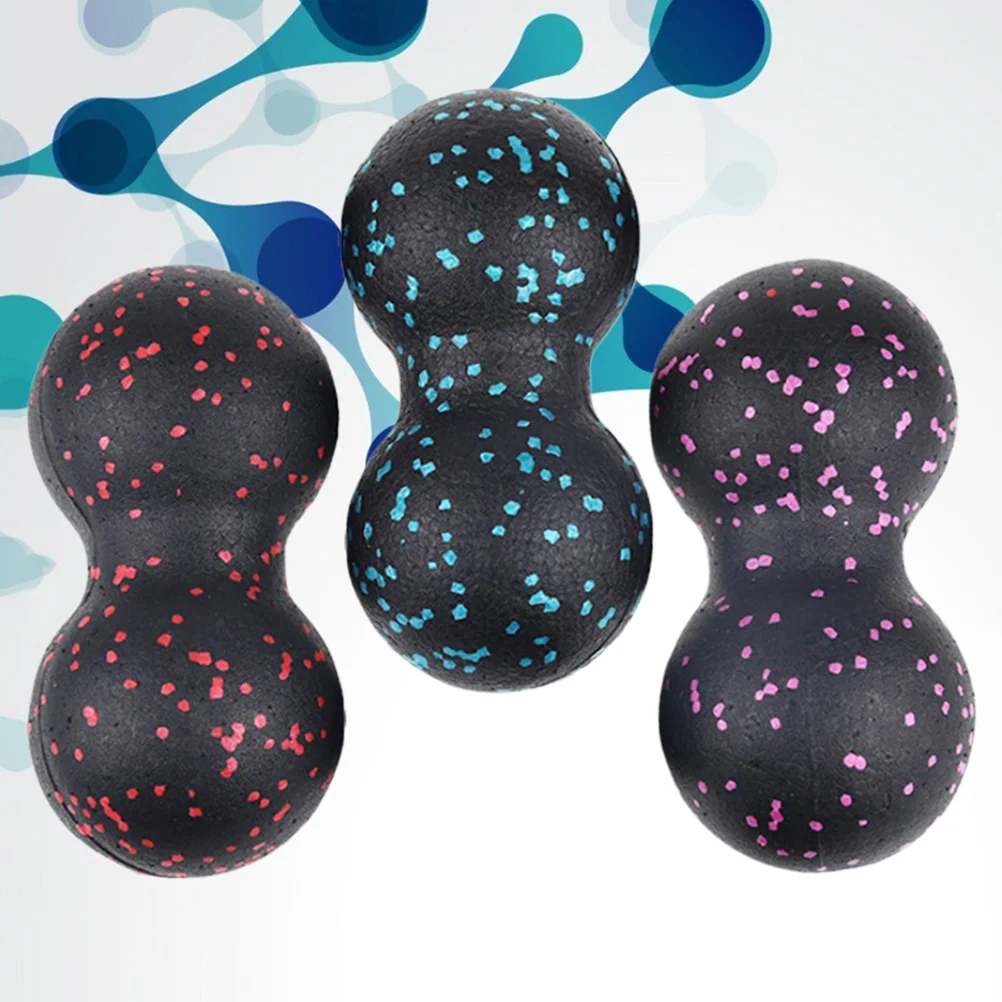 3 шт. мини-массажные шарики EPP в форме арахиса для спины плеч шеи талии ног