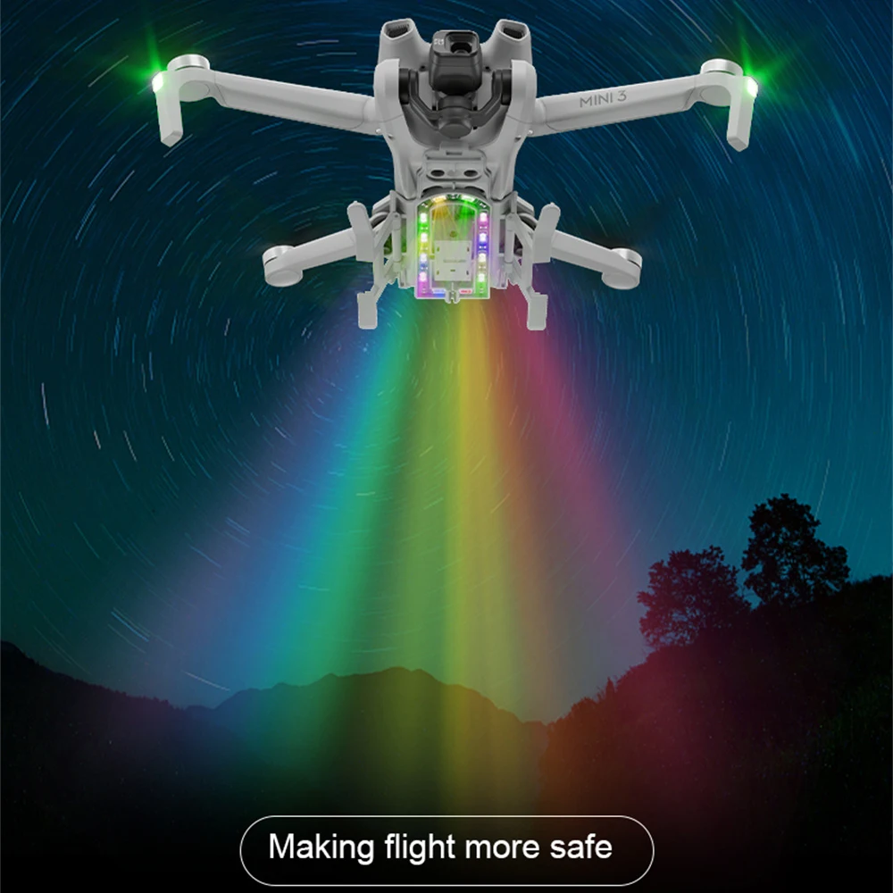 

Светодиодная Складная посадочная Шестерня для DJI Mini 3, быстросъемная Расширенная ножка, аксессуары для дрона, подставка-держатель для DJI Mini3