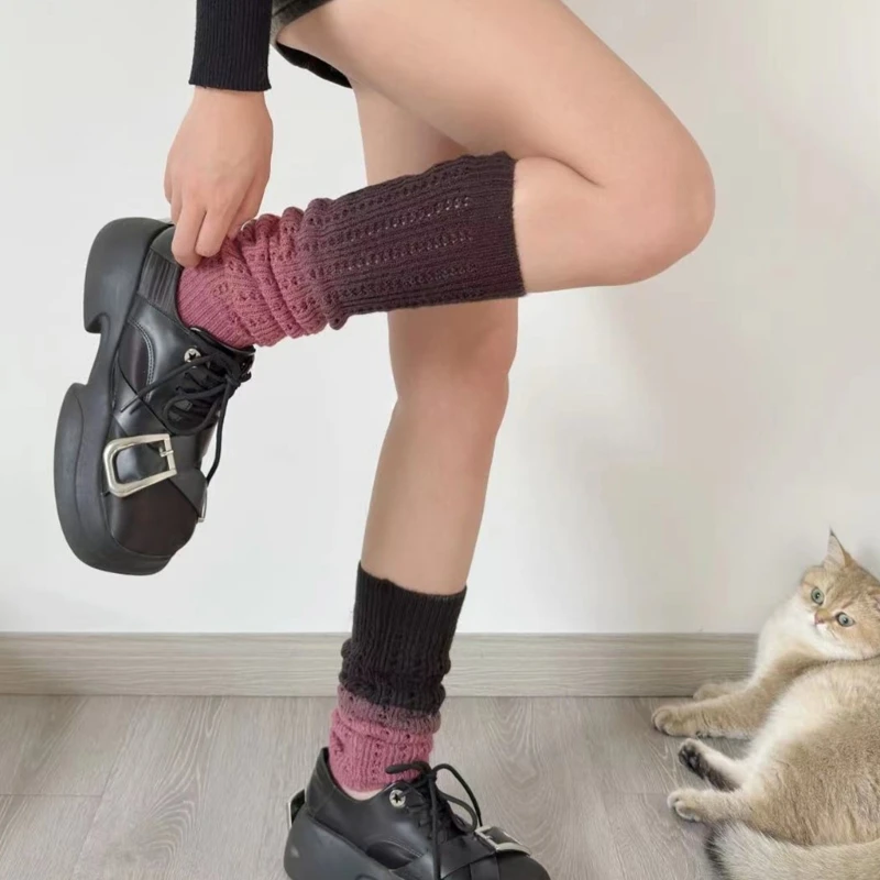 

Женские длинные носки, манжеты для ботинок, подушечки для леггинсов, наколенники, наколенники, рукава X4YC