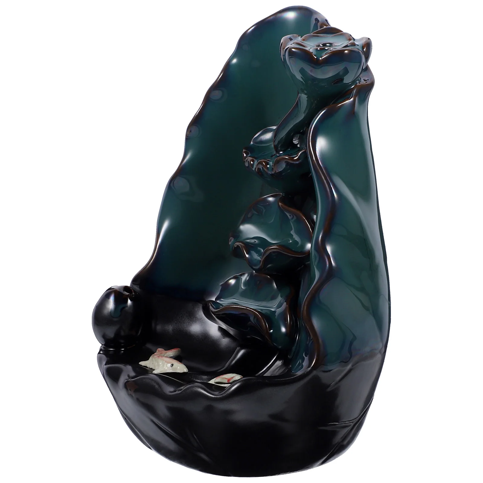 

Ceramic Waterfall Burner Novelty Backflow Burner Ceramic Censer Decor