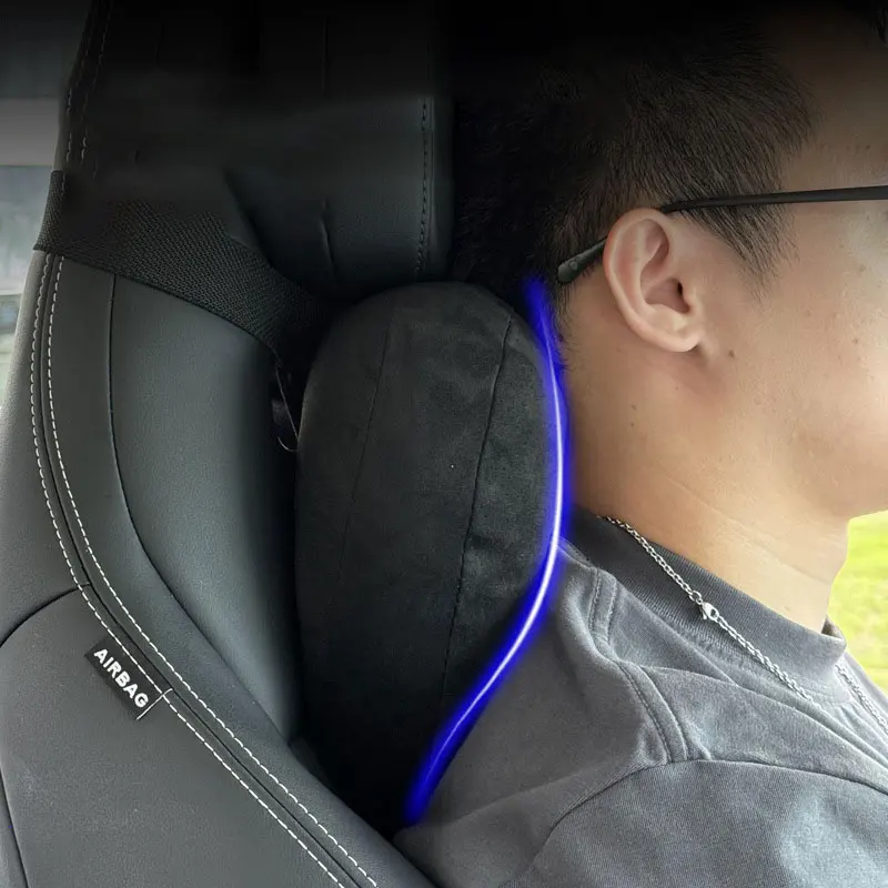 Автомобильный интерьер комфортная Подушка на подголовник сиденья для защиты шеи