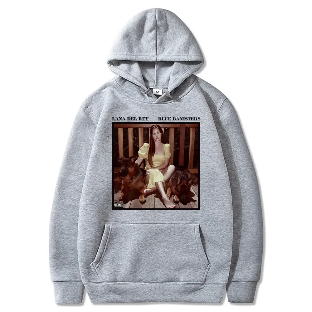 Лана Дель Рей синие банкристические толстовки с музыкальным альбомом для женщин