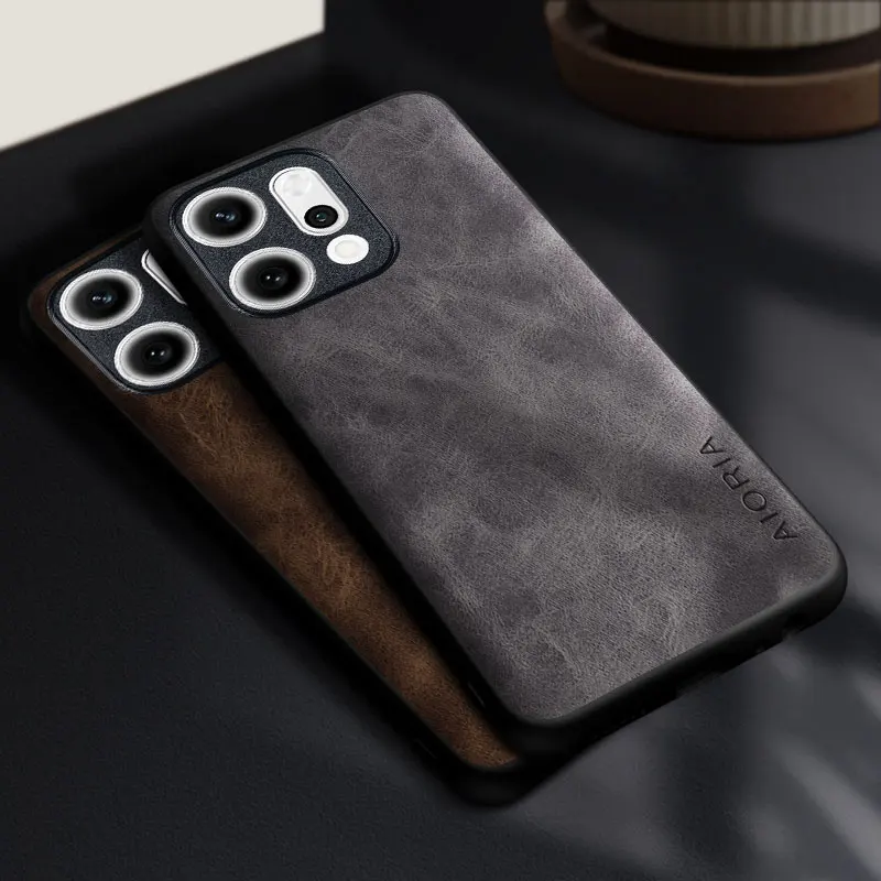 Фото Модный чехол для OPPO Reno 14 13 12 11 Pro F 10 8 Pro Plus 8 T, прочный чехол премиум-класса из искусственной кожи для reno14 pro capa funda №1