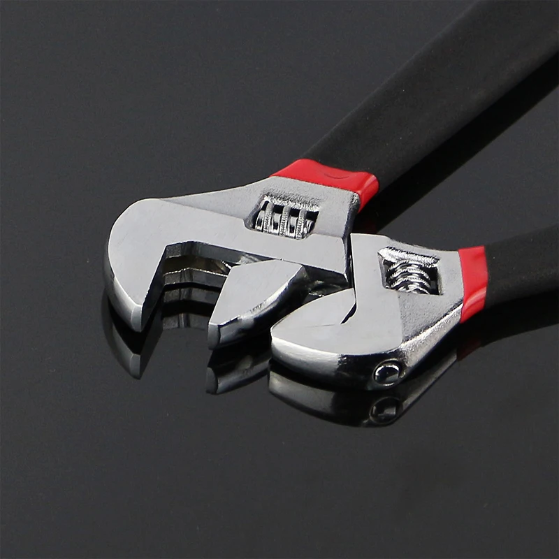 Clearance Sale 8 Inch 200mm Rubber Grip Adjustable Wrench Multi-function Universal Monkey Hand Tools for Bike or Car on - Распродажа! Регулируемый ключ с резиновой рукояткой, длиной 8 дюймов (200 мм), многофункциональный универсальный ключ "Обезьянка