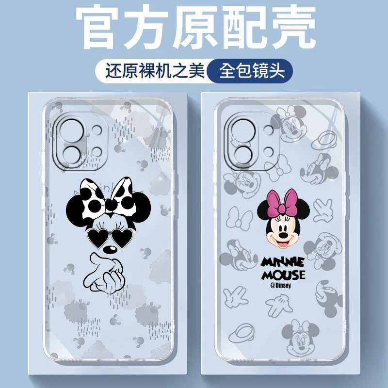 

Disney luxury Mickey Minnie For Redmi 4 4X 5 5A 6 6A 7 7A 8 8A 9A 9AT 9C 10 X Pro Plus S2 Y2 Y3 GO Transparent Phone Case