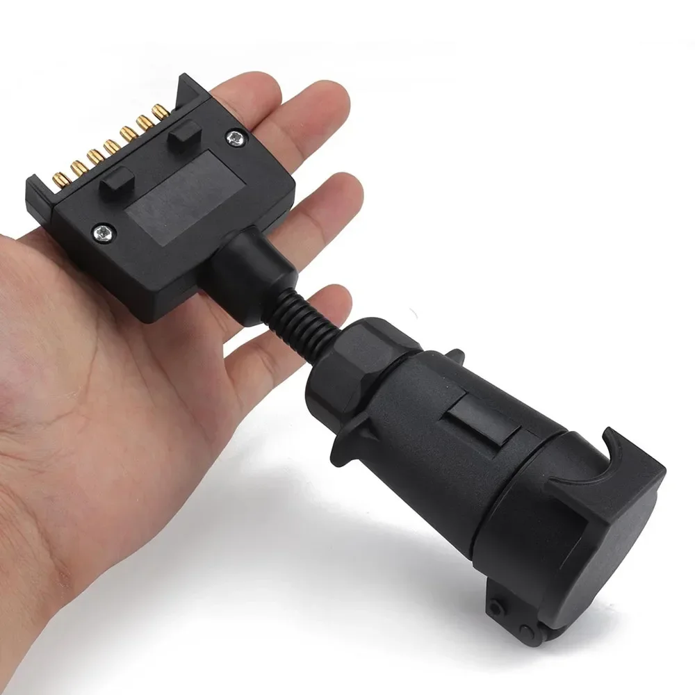 Адаптер для автомобильного прицепа штепсельная вилка 7 контактов круглая