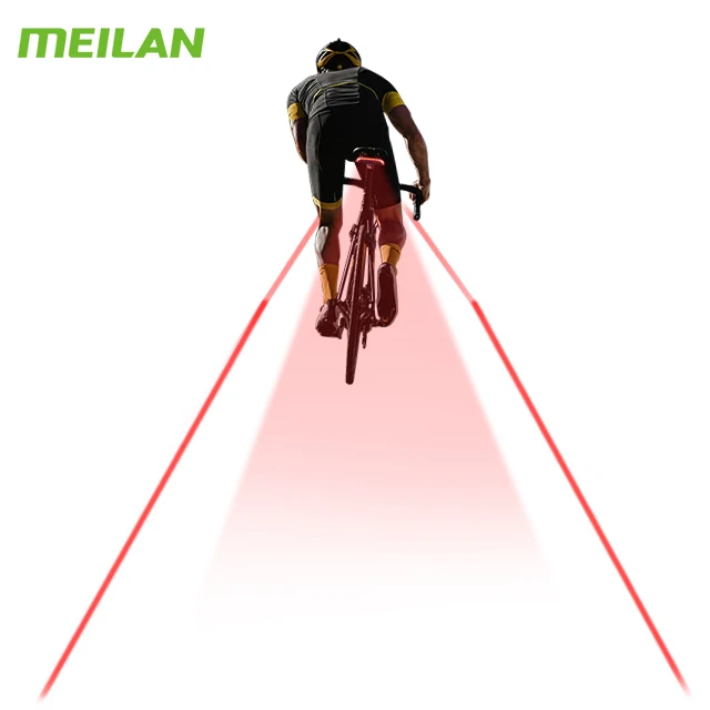 

Brightness Smart Bike Accessory Meilan Bicycle Rear Light Cute Eye Road Accessories Bike Riding Tail Light With Remote Control