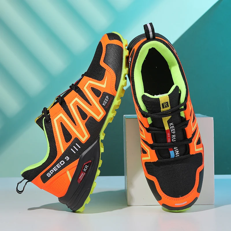 Large size leisure sports outdoor shoes Hiking shoes 39-48 mesh surface sports casual hiking shoes