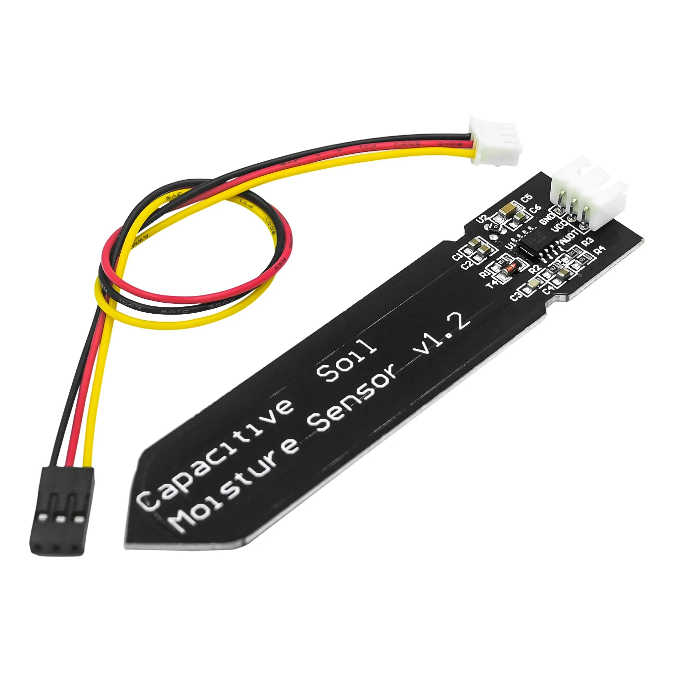 

1PCS 3.3V Capacitive Soil Moisture Sensor Corrosion Resistant wide voltage wire, for Arduino