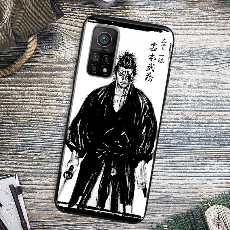 Чехол Vagabond Miyamoto Musashi для Xiaomi Mi 11T Pro, 10T, 11 Lite Ultra, POCO F3, X3 GT, M3, M4 и других.