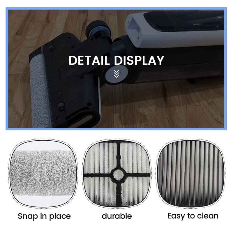 Запасные части основная роликовая щетка HEPA-фильтр для Tineco Floor ONE S5 беспроводной