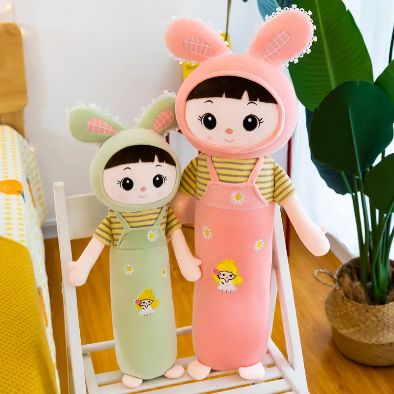 

Cute / Soft / Long Rabbit Plush Toy / Rabbit Princess Pillow with Embroidered Trousers / Children's Birthday Gift