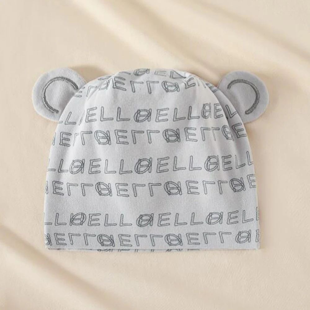 Детская Хлопковая шляпа для новорожденных 0-3 месяцев