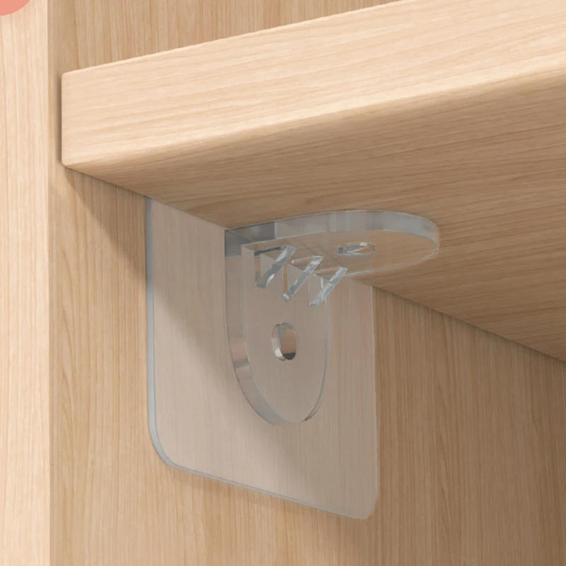 

Racks for Adhesive Shelf Support Pegs Drill Free Nail Holder Cabinet Clips Hanger Wardrobe Kitchen 4/6/8/12/20pcs