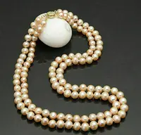 9-10mm White South Akoya Sea Pearl Hand Knotted Necklace Bracelet Earrings Set