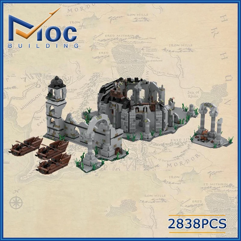 Строительные блоки MOC кольцо серия фильмов модель Спадение капитала сборка