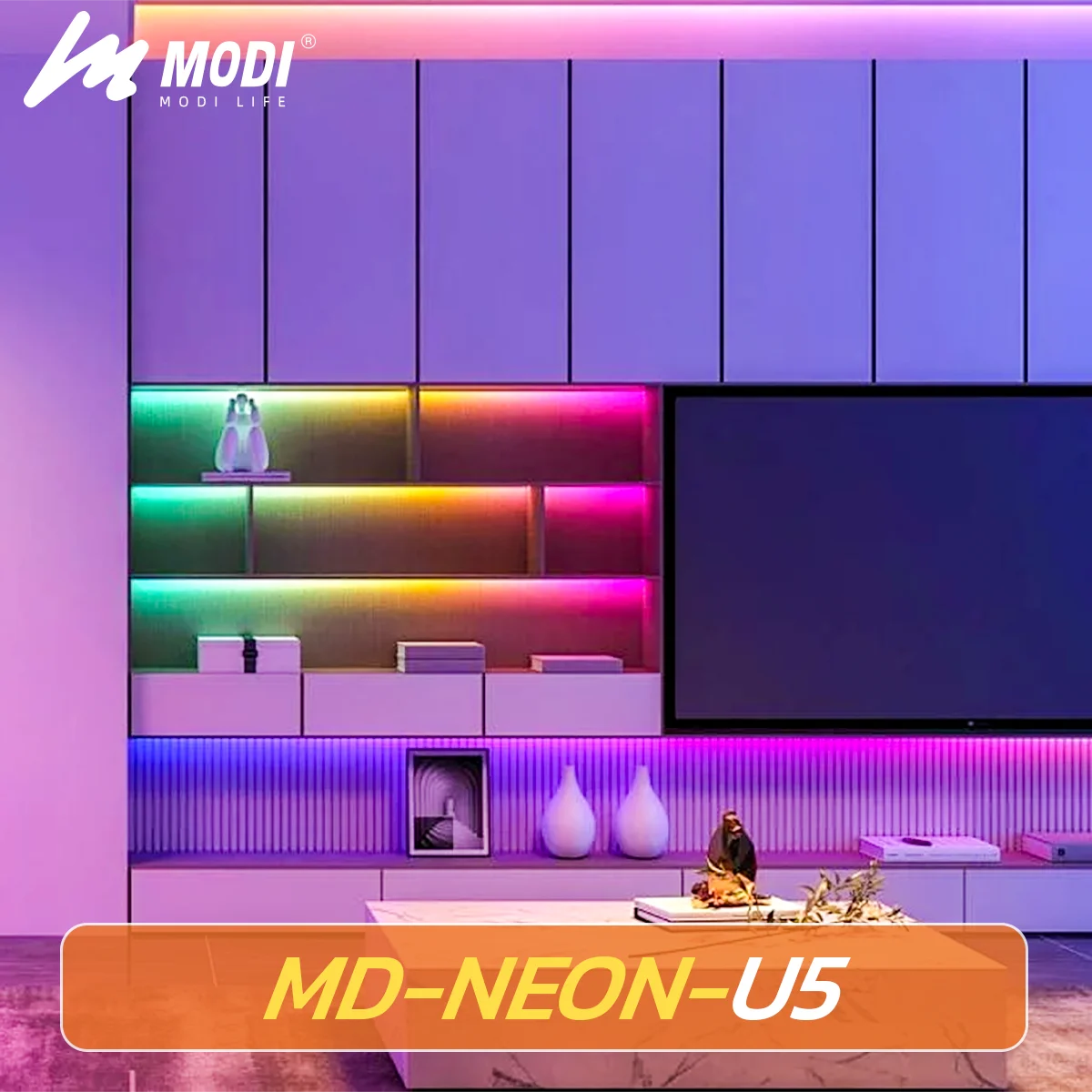 Светодиодная лента USB RGB 5050 гибкая световая с дистанционным изменением цвета для