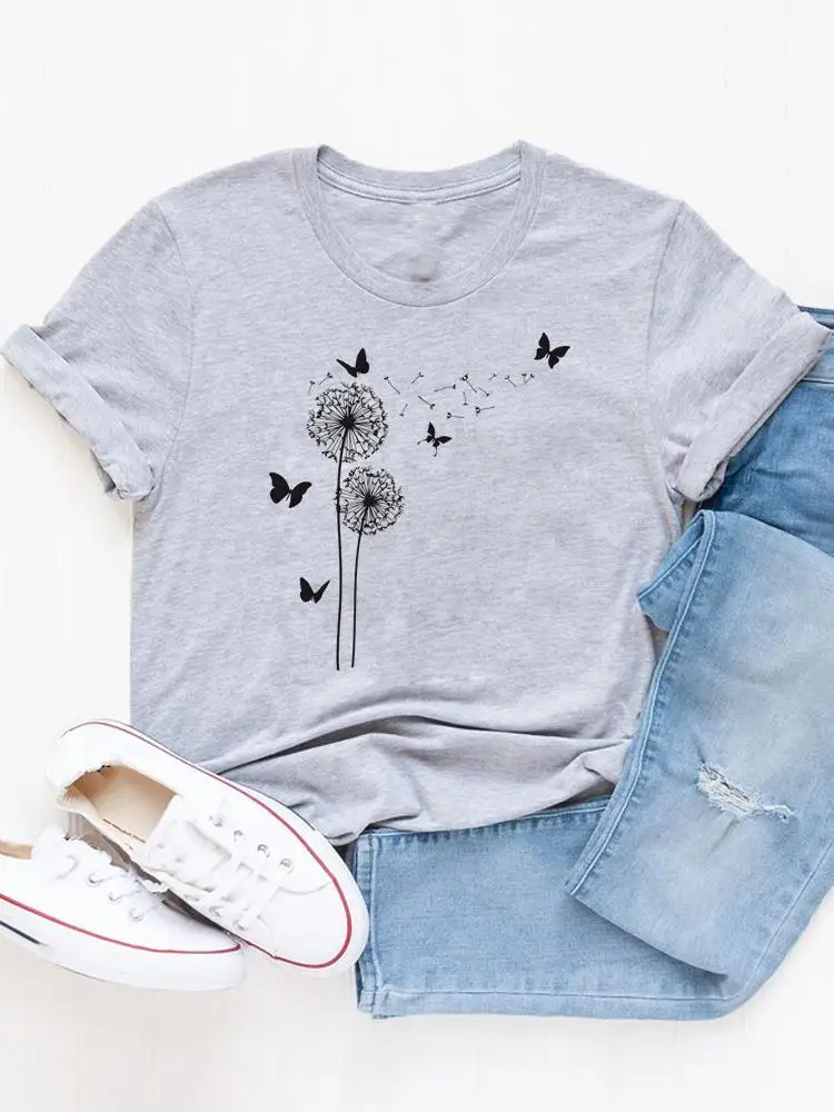 

Женская летняя футболка с коротким рукавом и принтом, в стиле 90-х