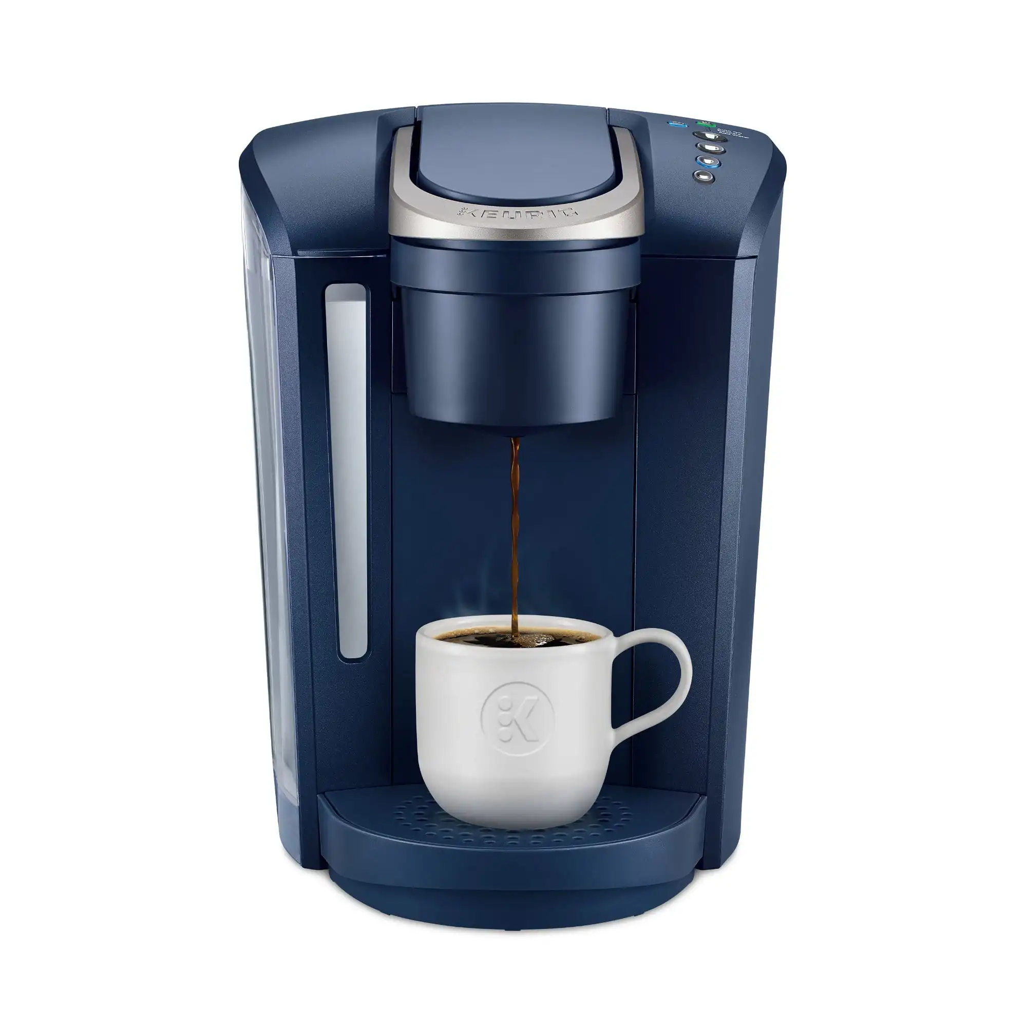 

Single-Serve K-Cup Pod Coffee Maker (Matte Navy,Blue,Sandstone,Vintage Red)