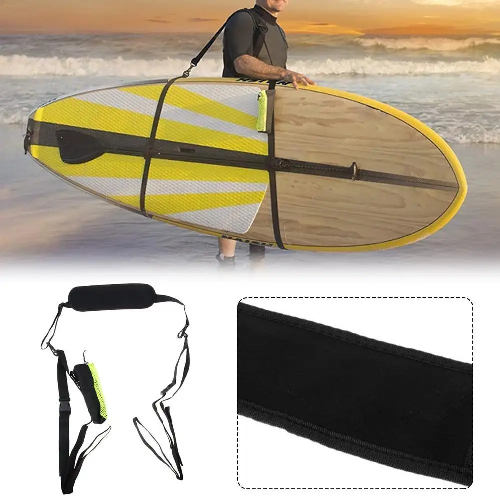 

Adjustable Surfboard Shoulder Carry Sling Stand Up Surf Paddle Board Carrier Surfboard Shoulder Strap Surfing Kayak Belt