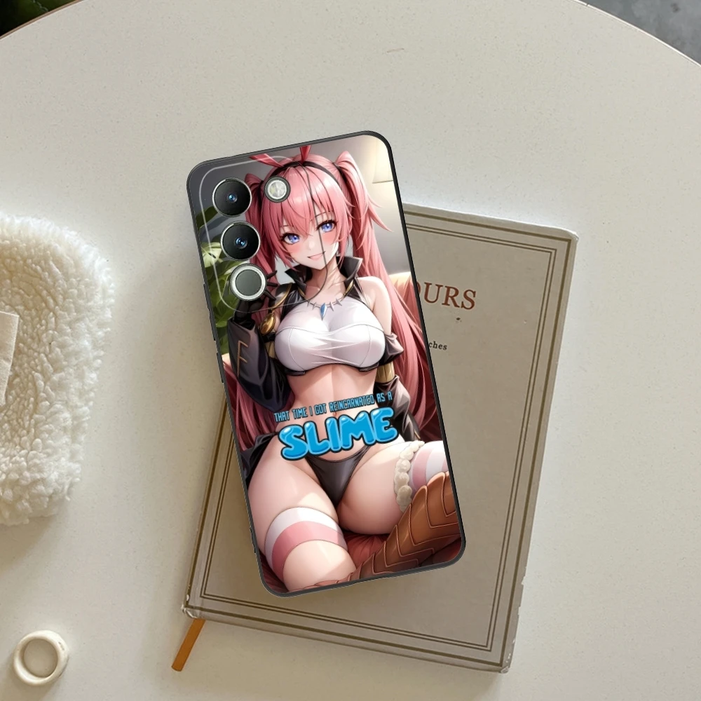 Чехол для телефона Slime Milim Nava черный мягкий чехол VIVO Y95 Y93 Y31 Y20 V19 V17 V15 Pro X60 NEX