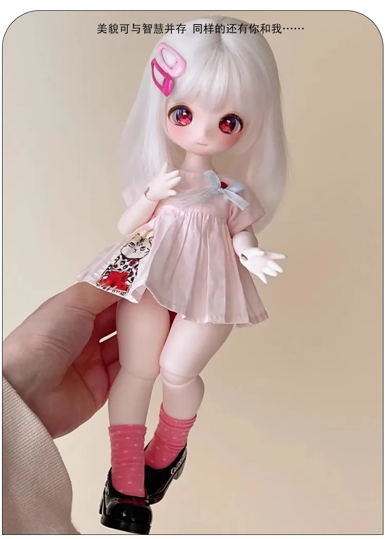 2024 новая BJD 2 юаня bjd кукла 1/6 женский медведь девушка полное тело шарнирная