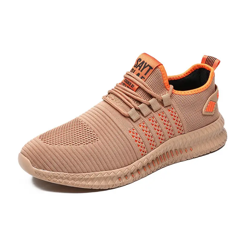 

DAFENP Men Running Shoes Comfortable Light Men Sneaker Breathable Non-slip Wear-resistant Outdoor Walking Men Sport Shoes 39-48
