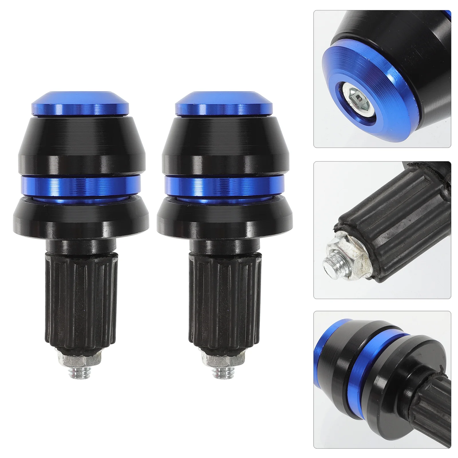 

Handlebar Plug Motorbike Grip Caps Ends Bar End Handle Stoppers Aluminum Alloy Slider Gear Balanced Scooter