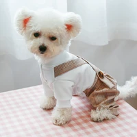 petcircle dog clothes khaki x overalls for small dog puppy pet cat all season pet soft cute costume pet clothes dog jacket coat